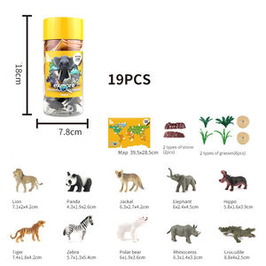 19 PVC Mini modello di plastica solida animale nella mappa del <span class=keywords><strong>mondo</strong></span> giocattolo - Product Image 2