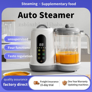 Aquecedores de Mamadeiras com Controle por Toque, Máquina de Processamento de Alimentos para Bebês, Moedor, Cozinhador, Aquecedor, Vaporizador, Liquidificador - Product Image 2