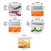 Ensemble d'ustensiles de cuisine best-seller : Mandoline, trancheuse sécurisée, outils multifonctionnels pour couper les légumes et les fruits