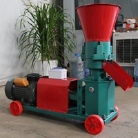 Machine à granulés d'aliments pour volailles de basse-cour, poulets et canards, rotative, à entraînement électrique, en métal, gain de place et pratique