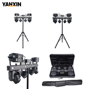 Sistema di Illuminazione Professionale 4-in-<span class=keywords><strong>1</strong></span> DJ Gig Bar 2 ILS, Luce da Palco Portatile con Effetto Fascio RGBW e Controllo DMX512 - Product Image 3