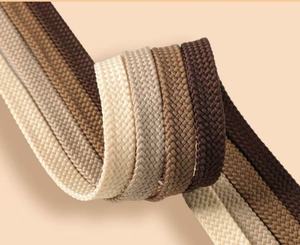 Lacci piatti di ricambio in poliestere di <span class=keywords><strong>alta</strong></span> qualità, adatti per scarpe sportive e lacci piatti a doppio strato alla moda per abbigliamento sportivo e casual. - Product Image 2
