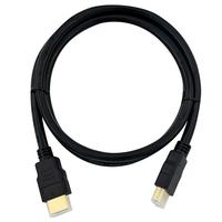 Câble SIPU plaqué or 24 carats, 1,5 m, gaine PVC, conducteur en cuivre nu, matériau CCS, résolution 4K pour PS4/projecteurs