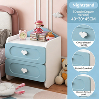 Table de chevet en bois mignonne pour enfants, petite armoire créative, meuble de chevet pour garçons et filles