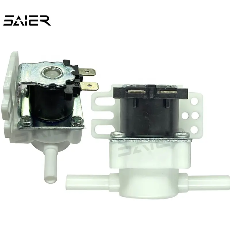 Water Purifier OD 6.35mm Plastic Solenoid Valve 12v Dc Water Mini Solenoid Valve Plastic Solenoid Water Valve