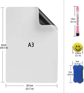 Pizarra Magnética Personalizada para Refrigerador, Calendario de Cocina, Pizarra Blanca - Product Image 2