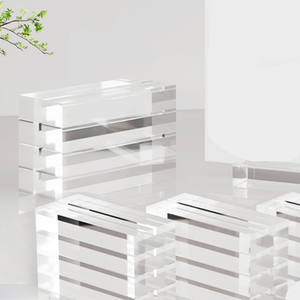 Exhibidores <span class=keywords><strong>de</strong></span> Acrílico Transparente para Tarjetas <span class=keywords><strong>de</strong></span> Lugar, Números <span class=keywords><strong>de</strong></span> Mesa, Porta Tarjetas Navideñas, Soporte para Letreros - Product Image 5