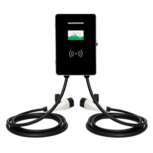สถานีชาร์จรถยนต์ไฟฟ้าแบบพกพา 14kw 22kW 44kW แบบสองหัวชาร์จ พร้อมระบบ RFID การ์ด ชาร์จเร็ว รองรับแอพพลิเคชั่น  WIFI และบลูทูธ - Product Image 1