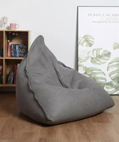 Canapé surdimensionné de chaise de pouf de jeu de triangle de pouf de salon avec le remplissage