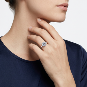 Anillos de Plata de Ley 925 con Diseño Clásico y Moderno, Anillos de Compromiso y Boda Sencillos con Circonita Brillante, Gran Venta - Product Image 2