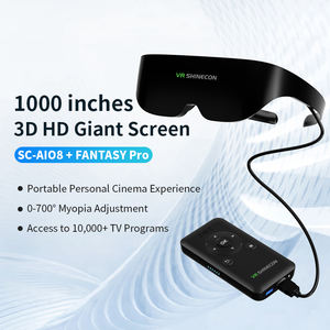 FANTASY PRO AIO8 HD 4K VR <span class=keywords><strong>Casque</strong></span> <span class=keywords><strong>Portable</strong></span> Android WIFI 3D Visière Écran Mobile Intelligent pour Adultes Matériel de Réalité Virtuelle pour - Product Image 6