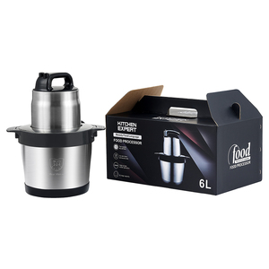 LIN YU Nouveau Robot Culinaire Professionnel 6L 1200W Électrique USB en Acier Inoxydable avec Grand Moteur Multifonctionnel pour la Maison et la Viande - Product Image 6