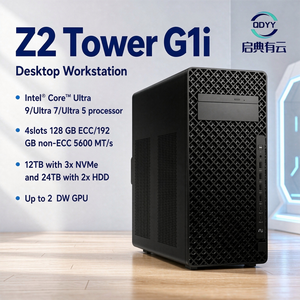 Estación de Trabajo de Escritorio QDYY Z1 Tower G1i, Intel Core Ultra 9, 128 GB DDR5 ECC, 4 HDD, 3 M.2 SSD, 4 Puertos PCIe, en Stock - Product Image 1