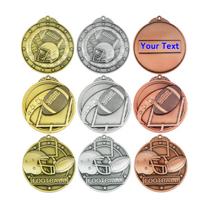 Hot Selling Modern High Quality Sports Metal Custom Plated Blank Medal for Taekwondo <strong>Rugby</strong> Football Events Promotional <strong>Gift</strong> - Product Image 2