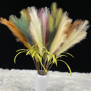 Lông Nhân Tạo Trang Trí Lưỡi Gà Đơn Dài Lớn 5 Nhánh 3 Lá Nhà Cung Cấp Trung Quốc Bán Sỉ - Product Image 2