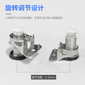 <b>Adjustable</b> Furniture <b>Legs</b> Zinc Alloy Heavy Duty For Wardrobe Tv Cabinet Industrial Design - Product Image 2