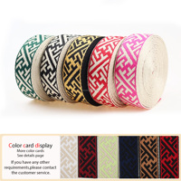 Sangle Jacquard Double Face Durable 38mm en Polyester pour Bagages, Sacs à Dos et Accessoires de Sacs – Meilleure Vente