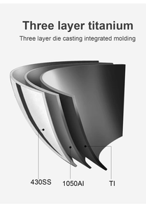Nouvelle Poêle à Frire en Titane, Design Moderne, en Acier Inoxydable et Aluminium, <span class=keywords><strong>pour</strong></span> Usage Domestique, Idéale <span class=keywords><strong>pour</strong></span> Frire les Œufs - Product Image 3