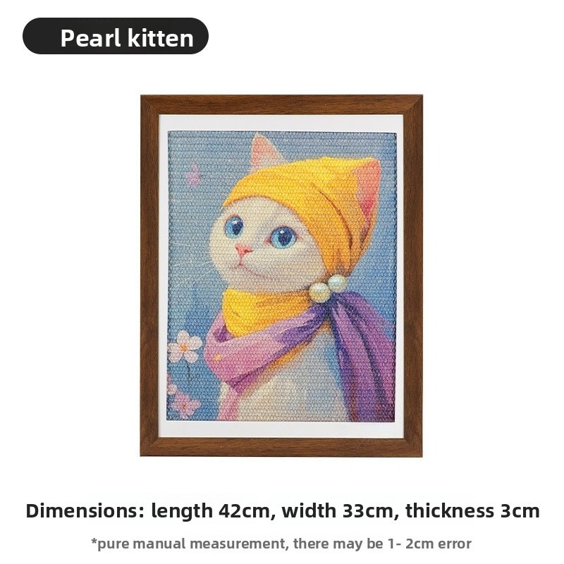 มุกสีฟ้าและแมว