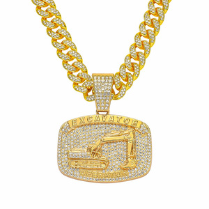 Nouveau Collier Pendentif Géométrique Rectangulaire Simple Style Hip-Hop pour Hommes en Alliage, Vente en Gros de Bijoux Tendance 2026 - Product Image 6