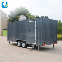 Remolque de Comida Grande con Múltiples Camas, Equipado con Cocina Completa, Caravana Móvil para Catering, Ideal para Negocios en Resorts al Aire Libre Durante Toda la Temporada