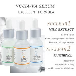Ensemble de soins de la peau, sérum facial à la vitamine C, au rétinol et à l'acide hyaluronique, trio pour éclaircir, lutter contre le vieillissement et hydrater, marque privée, 15 ml - Product Image 4