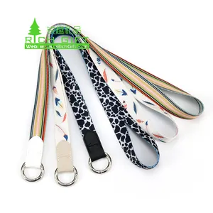 Designer Faux Riem Pols Telefoon Korte Lederen Lanyard Strap Breakaway Id Kaarthouder Sleutelhanger Pu Lanyard Leer Voor Case