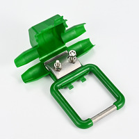 JDL50-240 Pince de mise à la terre isolée 10KV, connecteur de fil de terre à perforation d'isolation, raccord de puissance, anneau de mise à la terre pour câble aérien