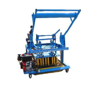ماكينة صنع طوب الطوب الصلب المجوف والأسمنت المتنقلة التي تعمل بمحرك الديزل ، - Product Image 4