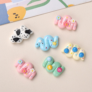 Thời trang keo nhựa quyến rũ decodent quyến rũ kẹp tóc dễ thương nhựa thủ công đồ trang sức điện thoại quyến rũ cho trang trí. - Product Image 4