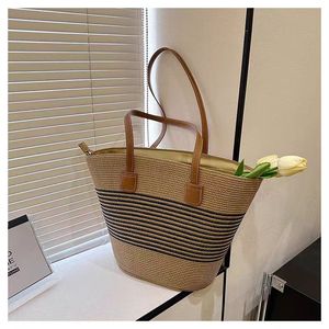 High Quality Tote Bag Straw Beach Bag Crochet Bags Handmade <strong>Luxury</strong> Handbags for Women - Product Image 4