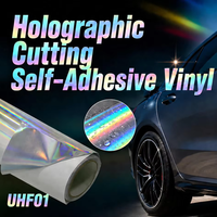 Vinilo Holográfico Autoadhesivo de PVC para Rotulación de Vehículos