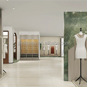 JJH Tùy Chỉnh Dresses Thời Trang May Mặc Quần Áo Showcase Với Hiển Thị Tủ Thiết Kế Giới thiệu Quần Áo - Product Image 3