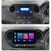 Radio de Coche de 9" para Hyundai Grand I10 RHD 2014 2015 2016 2017 con Wifi Reproductor de Video Multimedia GPS Unidad Principal Estéreo 2Din DVD