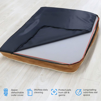 Lits pour chiens de petite taille - Lits ronds pour chats d'intérieur, lit pour animaux de compagnie lavable pour chiots et chatons avec fond antidérapant