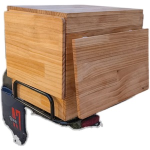 New style motorcycle tail box wooden