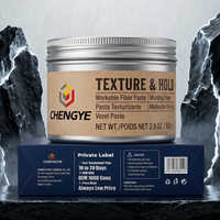 Cire coiffante OEM/ODM à marque privée pour hommes, fini mat et volume, formule à base d'eau pour un redessin facile