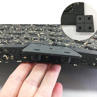 50cm*50cm Ineinandergreifende Gummi-Bodenplatten Einfach zu Installieren Gummimatte für Garage Küche Schule Pflegeleicht