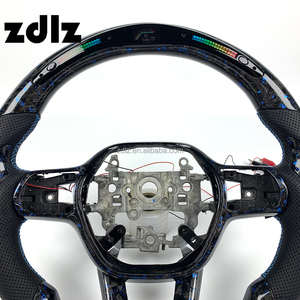 Volante de Fibra de Carbono Forjado Azul con Pantalla LED Personalizada para Honda Civic 11ª Generación 2021 2022 <span class=keywords><strong>2023</strong></span> 2024 - Product Image 4