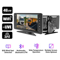 DVR de camion professionnel 4 canaux 4G GPS avec caméra de recul ADAS, vision nocturne et visualisation à distance pour la surveillance des flottes commerciales