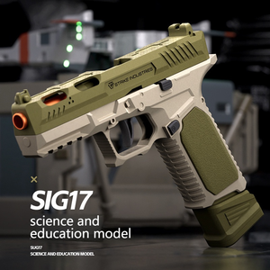 Pistol Mainan Otomatis Keluarkan Selongsong Peluru Lunak untuk Anak Laki-laki Model Edukasi Pistol Permainan Menembak - Product Image 3