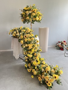 Chất Lượng Cao Nhân Tạo Hoa Runner Nhân Tạo Hoa Runners Cho Đám Cưới Nhân Tạo Hoa Runner - Product Image 4