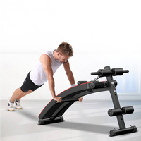 Appareil de fitness d'intérieur multifonctionnel Key Abdominal Muscle Board for Sit-up & Push-up Training fitness bench