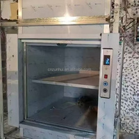 Yeni 100kg Elektrikli Servis Asansörü Restoran, Ev Mutfağı ve Ev Kullanımı İçin - 380v Çelik Halatlı Çelik Asansör