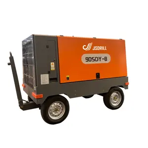 Vente chaude S100D stationnaire 309KW moteur diesel compresseur d'air à vis 25 bar pression de travail