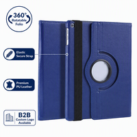 Étui de protection antichoc pour tablette en cuir PU et cuir PC rotatif à 360 degrés pour iPad Pro 11 M4 2024