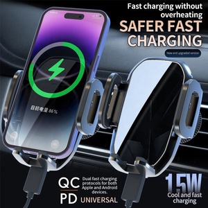 <span class=keywords><strong>Cargador</strong></span> Inalámbrico Magnético para <span class=keywords><strong>Auto</strong></span>, Soporte para Teléfono para iPhone 17 16 15 14 13 Pro <span class=keywords><strong>Xiaomi</strong></span> Samsung, Carga Rápida - Product Image 6