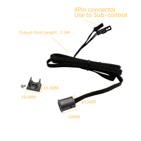 Interrupteur de porte à détecteur de mouvement IR 12V 24V pour armoire et placard, modèle 1216, avec fonction de sous-contrôle, durée de vie 3 ans