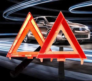 Triangolo di Emergenza Pieghevole in ABS+PMMA, Segnale di Avvertimento Riflettente per Sicurezza - Product Image 6