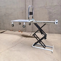 Chariot élévateur à ciseaux léger Shouwo 2025, nouveau modèle, mini, électrique, à batterie, moteur DC, plateforme élévatrice 1000 mm, pour restaurants